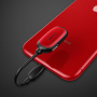 Переходник Baseus 3-в-1 L51 CALL51-S2, Apple Lightning - mini jack 3.5 mm, красный