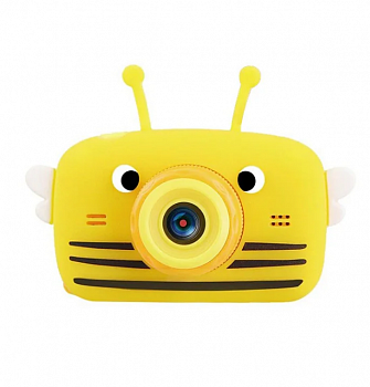 Детская цифровая камера Children's Fun Camera Пчёлка жёлтая