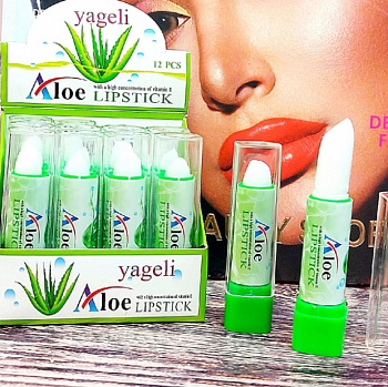 Гигиеническая помада Yageli Aloe Vera 6 шт