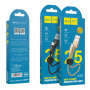 Кабель Hoco X35 Premium USB - micro USB, 0.25 м черный