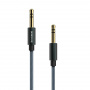 Кабель Borofone BL3 Audiolink, 3.5 AUX mini jack 3.5 mm, серый