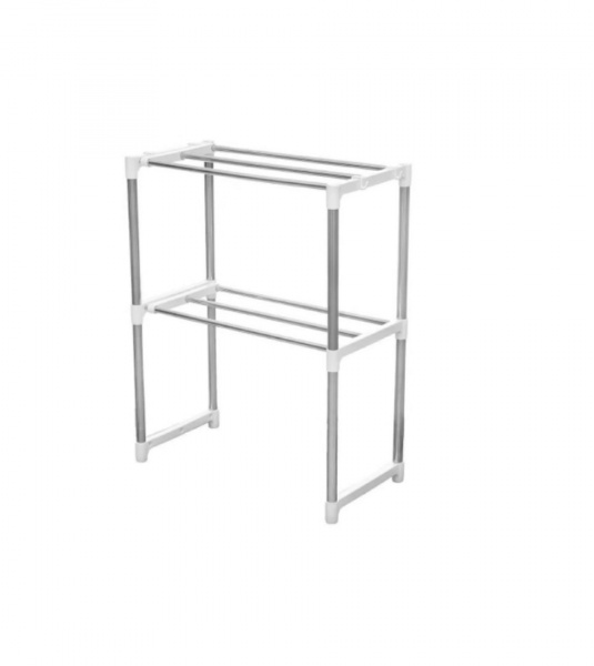 Стеллаж для микроволновки на 2 отделения Multi-function Telescopic Framework