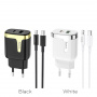 Зарядное устройство HOCO C79A Zeus, 3.1A, черный, Двойной порт USB/Type-C,PD3.0, QC3.0, кабель Type-C