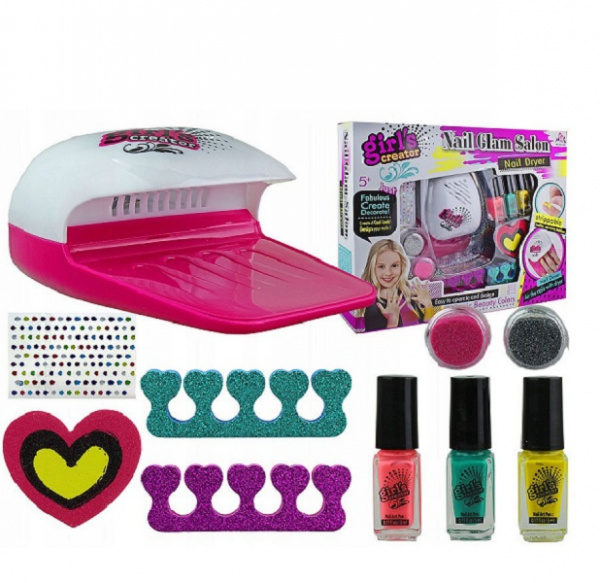Маникюрный набор для девочек nail glam salon