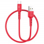 Кабель hoco X30, USB - USB Type-C, 1.2 м, красный