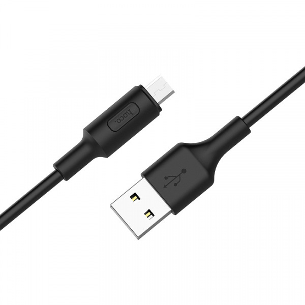 Кабель Hoco X26 Xpress USB - micro USB, 1 м черный