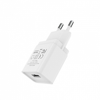 Сетевое зарядное устройство Borofone BA19A, 1 USB, 1A, белый