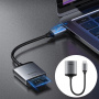 Адаптер Baseus CAHUB-P0G Enjoy, USB Type-C - SD и microSD