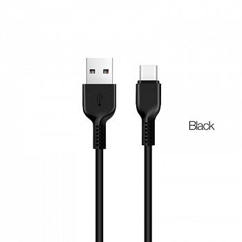 Кабель Hoco X20 Flash, USB - USB Type-C, 2 м, черный