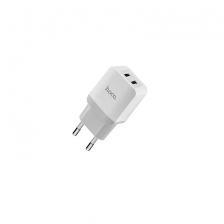 Сетевое зарядное устройство Hoco C33A, 2 USB, 2.4А, черный