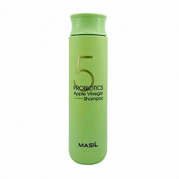 Шампунь с пробиотиками и яблочным уксусом Masil 5 Probiotics Apple Vinegar Shampoo