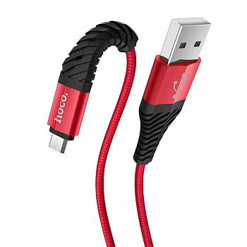 Кабель Hoco X38 USB - micro USB, 1 м красный
