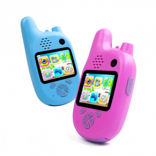 Детский цифровой фотоаппарат UNIHIT Children's Fun Camera Dual розовый