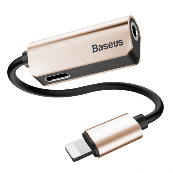 Переходник Baseus L32 CALL32-17, Apple Lightning - mini jack 3.5 mm