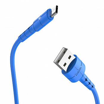 Кабель Hoco X30 USB - micro USB, 1.2 м синий