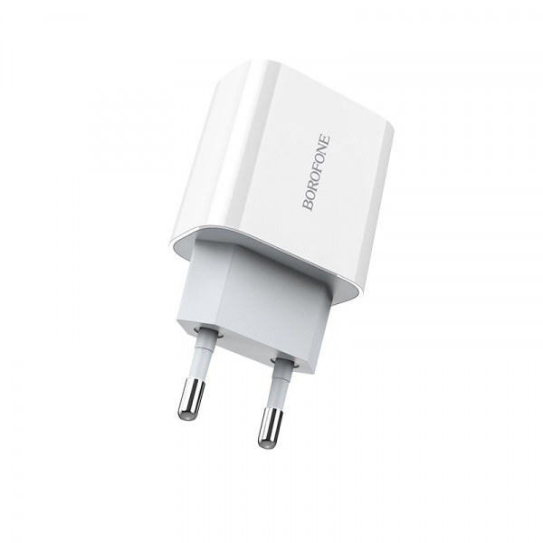 Зарядное устройство BOROFONE BA38A Speedy Type-C, 3A, белый