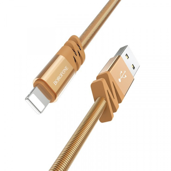 Кабель Borofone BX27 Dainty, lightning, 1 м, золотой