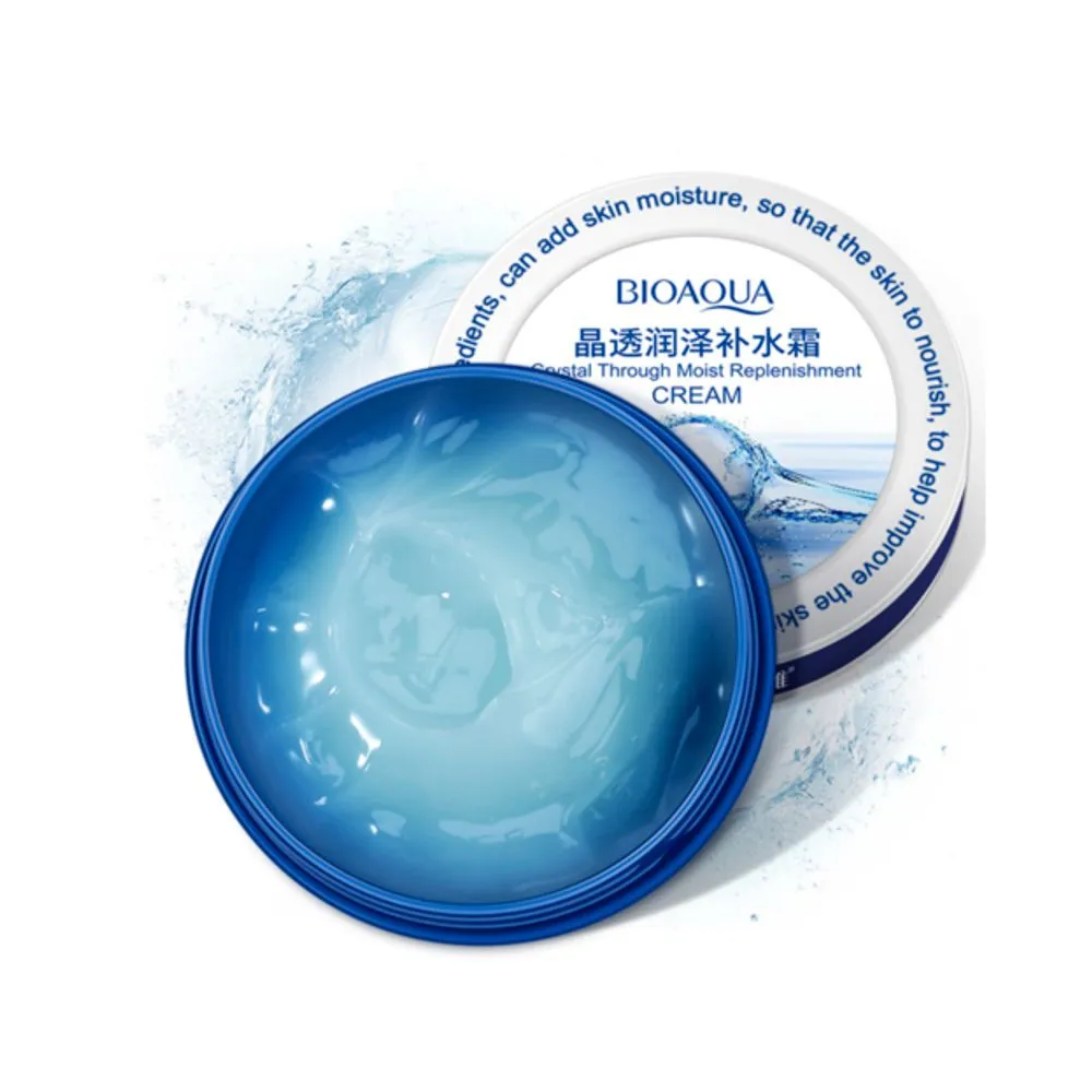 Крем-гель для лица с гиалуроновой кислотой Bioaqua Crystal Through Moist Replenishment Cream 38 гр