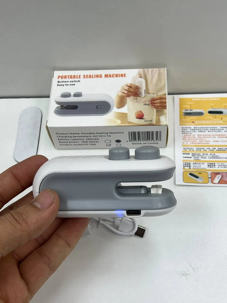 Портативный запайщик пакетов portable sealin machine