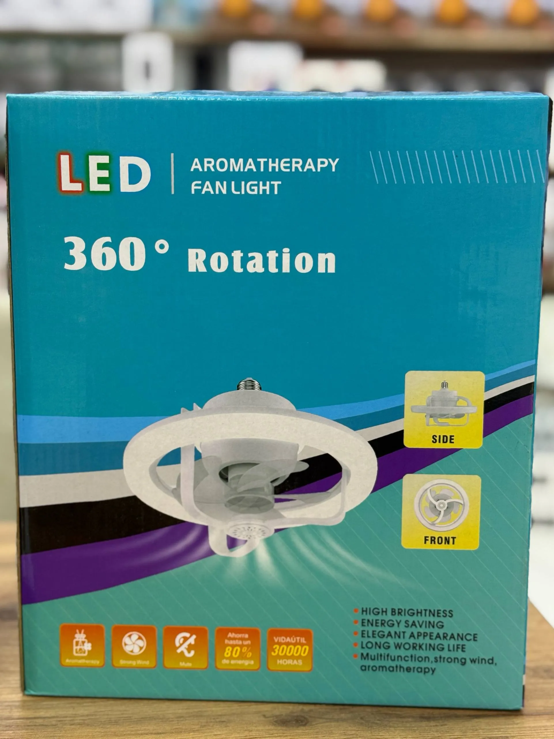 Многофункциональная светодиодная лампа-вентилятор LED Aromatherapy Fan Light